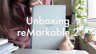 reMarkable 2 UNBOXING April 2023 [upl. by Brinson]