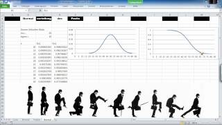 Normalverteilung und ihre Berechnung in Excel 2010 [upl. by Libb482]