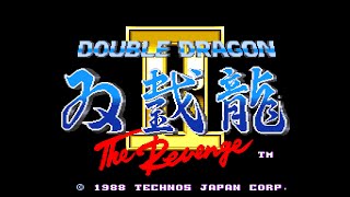 Double Dragon II The Revenge Arcade  Playthrough ALL [upl. by Erdnoed51]