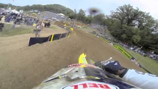 GoPro HD James Stewart Full Moto 2  Spring Creek Mx Lucas Oil Pro Motocross Championship 2013 [upl. by Cull]