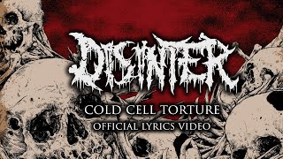 DISINTER  Cold Cell Torture Official Lyrics Video [upl. by Cattier87]