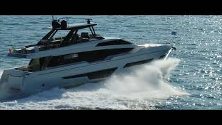 Ferretti Yachts 780 restyled 2021 [upl. by Euton]