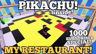 Pikachu INSIDE My Restaurant 1000 Subscriber Special [upl. by Errehs]