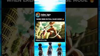 Attack Titan Vs Female Titan attackontitan aot shorts erenvsannie [upl. by Aba]