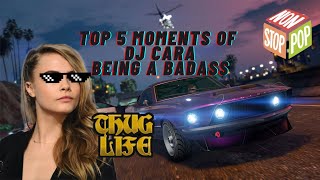 Top 5 DJ Cara moments in GTA5 [upl. by Yecam]