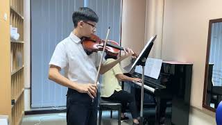 Trinity grade 7 violin  Calse mauresque [upl. by Airdnahs]