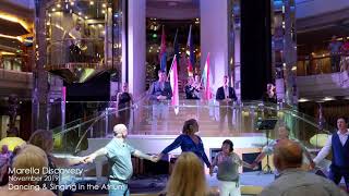 Marella Discovery Captains Dance Singing Atrium [upl. by Jelle205]