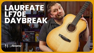 Hands on the new Alvarez Laureate LF70E Daybreak AcousticElectric Guitar [upl. by Eidorb]