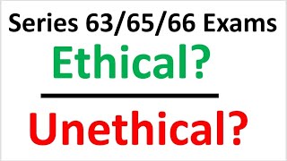 Ethical or unethical NASAA Statement of Unethical Business Practices Performance Opportunities [upl. by Noxas861]