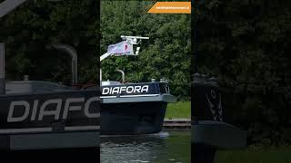 Containerschip Diafora lekkanaal Binnenvaart scheepvaart wereldvandebinnenvaart [upl. by Schoenberg]