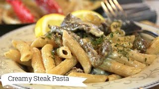 Creamy Steak Penne Pasta A Luxurious Twist on a Classic Dish [upl. by Kristi]