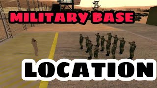 Gta San Andreas militarys base locationdiscord link in description [upl. by Onihc]