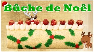 Bûche de Noël  Gâteau roulé avec un imprimé  Roll Cake  Carl Arsenault [upl. by Woodring977]