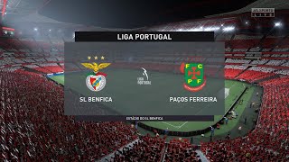 SL Benfica vs Paços de Ferreira 30082022 Primeira Liga FIFA 22 [upl. by Nemraciram]