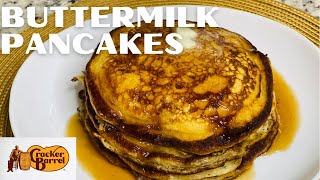 How to Make Buttermilk Pancakes  Copycat Cracker Barrel Pancakes  Buttermilk Pancakes Recipe [upl. by Elyc]