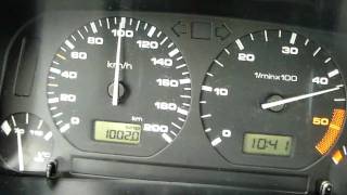 Polo 19 SDi acceleration 0100 kmh [upl. by Cynth]