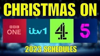 CHRISTMAS 2023 ON BBC ONE ITV1 C4 amp C5  Christmas TV Schedules [upl. by Arianne989]