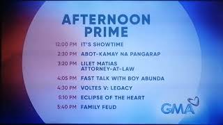 GMA Schedule Afternoon Prime June 3 2024 [upl. by Eberhart72]