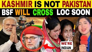 KASHMIR IS NOT PAKISTAN BIG VICTORY OF MODI SARKAR  BSF PATROLLING PAK ALERT  PUBLIC REACTION [upl. by Wainwright]