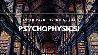 Psychophysics Intro Psych Tutorial 41 [upl. by Verbenia154]