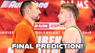 MIKHAILOVICH WONT SEE THE 7th JANIBEK ALIMKHANULY VS ANDREI MIKHAILOVICH FINAL PREDICTIONS [upl. by Kinsley]