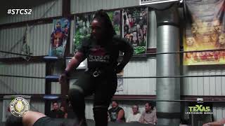 FALLS COUNT ANYWHERE  Charity King vs Danni Bee Texas Contenders Series [upl. by Tait]