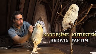 Kardeşime Kütükten Hedwig Yaptım [upl. by Hughie742]