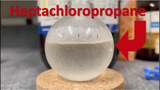 Heptachloropropane Synthesis from Chloroform Tetrachloroethylene and Aluminum Chloride [upl. by Kimbra796]