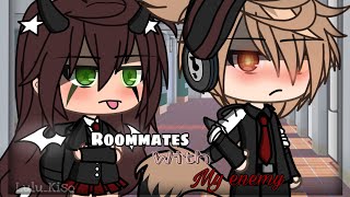 Roommates with my enemy  GLMM  Gachalife mini movie  Not original [upl. by Isdnyl]