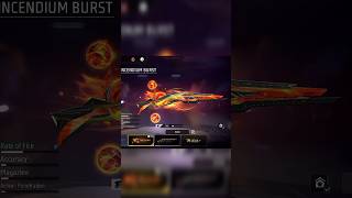 😔 free fire gan skin m887 foryou shortfeed garenafreefire [upl. by Egnalos]