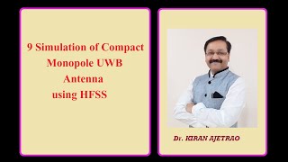 Simulation of Compact Monopole UWB Antenna using HFSS [upl. by Maybelle]