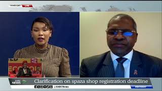 Spaza Shop Registration  Clarity on spaza shop registration deadline COGTA Minister [upl. by Auberta]