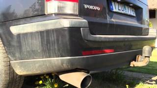 Volvo V70 T5 straight pipe sound test [upl. by Kattie]