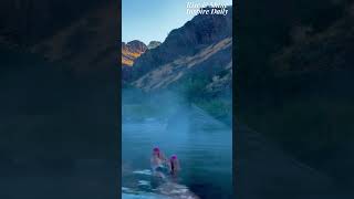 Owyhee River hot springs MeditationShorts Mindfulness InnerPeace PeacefulPlaces NatureLovers [upl. by Nivlac875]