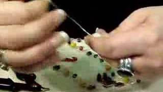 How to Make a Crochet Necklace  Beaded Jewelry [upl. by Beaudoin]