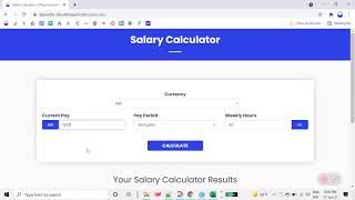 Free Salary Paycheck Calculator [upl. by Frerichs795]