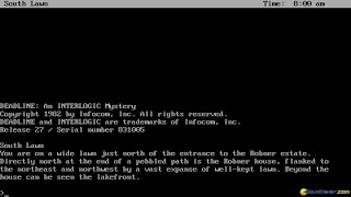 Deadline An INTERLOGIC Mystery gameplay PC Game 1982 [upl. by Screens]