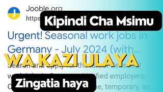 Napataje kazi Ulaya Msimuu huu wa seasonal jobs  sikiliza kwa makini [upl. by Bernadina]