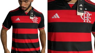 NOVA camisa do Flamengo Titular 202425 Tailandesa Autentic [upl. by Nanreh]