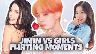 BTS JIMIN VS GIRLS  FLIRTING MOMENTS 지민 [upl. by Hsirk251]