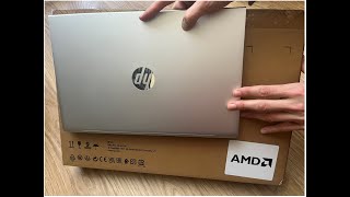 HP ProBook 455 G8 1Y9H1AVV4 unboxing laptop 16GB 156quot FHD IPS Ryzen 5 [upl. by Arvell908]