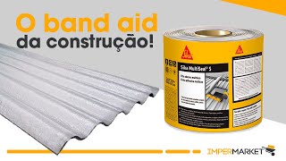 Como tampar furos fissuras em telhados e coberturas  Sika MultiSeal S  Impermarket [upl. by Hutson273]