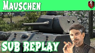 WOT Blitz  Sub Replay Mauschen 5952 dmg 4 kill ACE WOT Blitz [upl. by Vincents156]