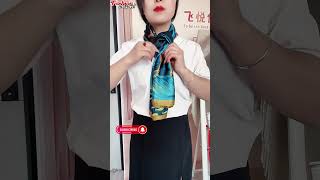 Easy Stylish Scarf Tie Methods 2024 P2103 shorts scarf scarfwearing [upl. by Therese587]