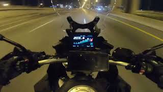 BMW F900XR Near Top Speed [upl. by Gunter803]