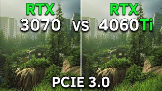 RTX 3070 vs RTX 4060 Ti PCIe 30 Test In 9 Games [upl. by Yahs379]