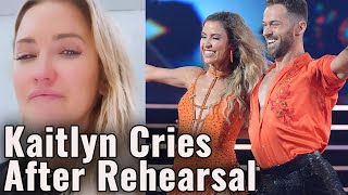 Kaitlyn Bristowe CRIES After DWTS Rehearsal [upl. by Klecka]