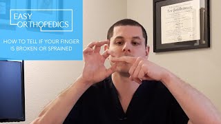 How to tell if your finger is broken or sprained or jammed [upl. by Drona431]