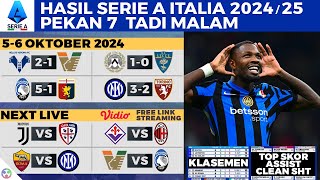 HASIL SERIE A amp KLASEMEN LIGA ITALIA 2024 TERBARU HARI INI  Inter vs Torino 32 Atalanta Venezia [upl. by Lazor]