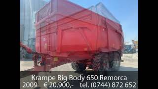 Krampe Big Body 650 Remorca [upl. by Lerret]